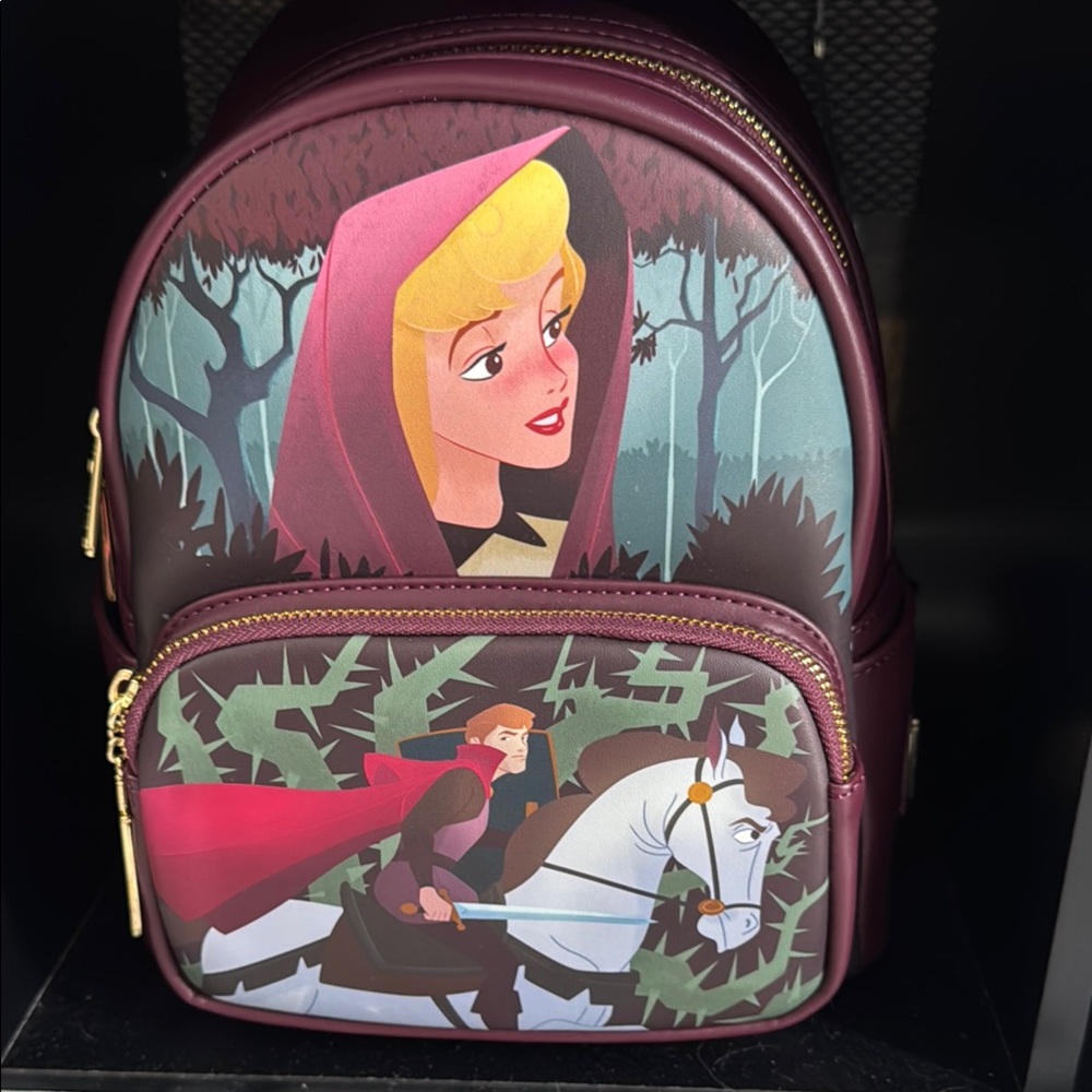 Loungefly Red Disney Sleeping Beauty Backpack